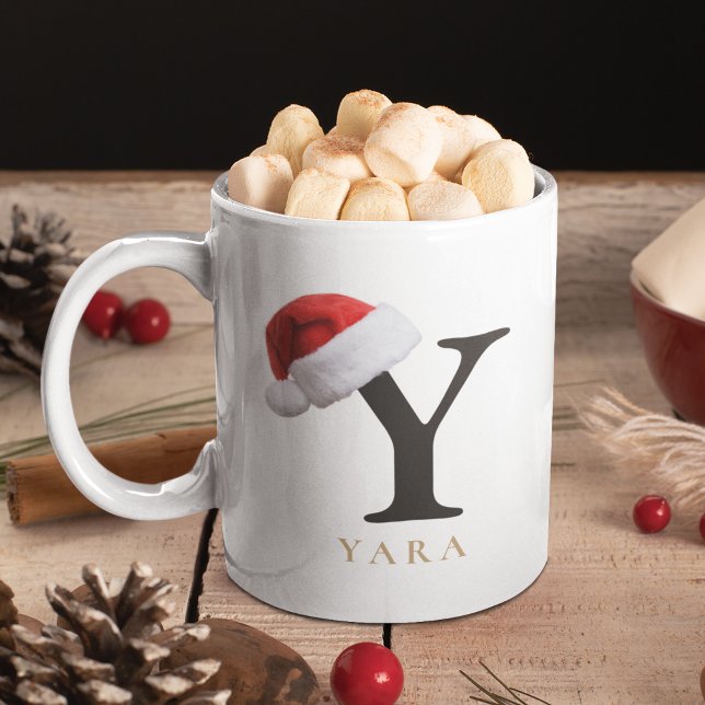 Christmas Monogram Mug (Créateur téléchargé)
