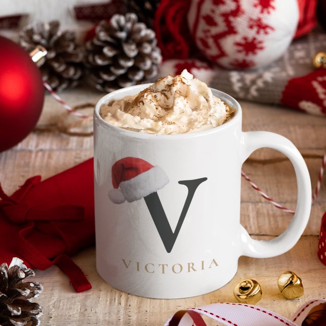 Christmas Monogram Mug (Créateur téléchargé)