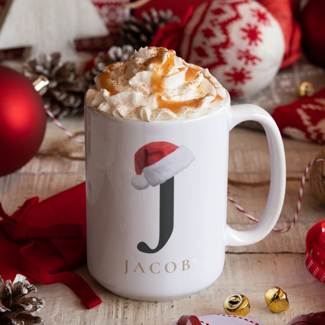 Christmas Monogram Mug (Créateur téléchargé)