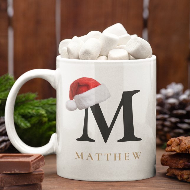 Christmas Monogram Mug (Créateur téléchargé)