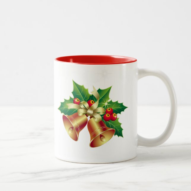 Christmas Mug Holly Bells (Droit)