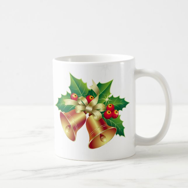 Christmas Mug Holly Bells (Droite)