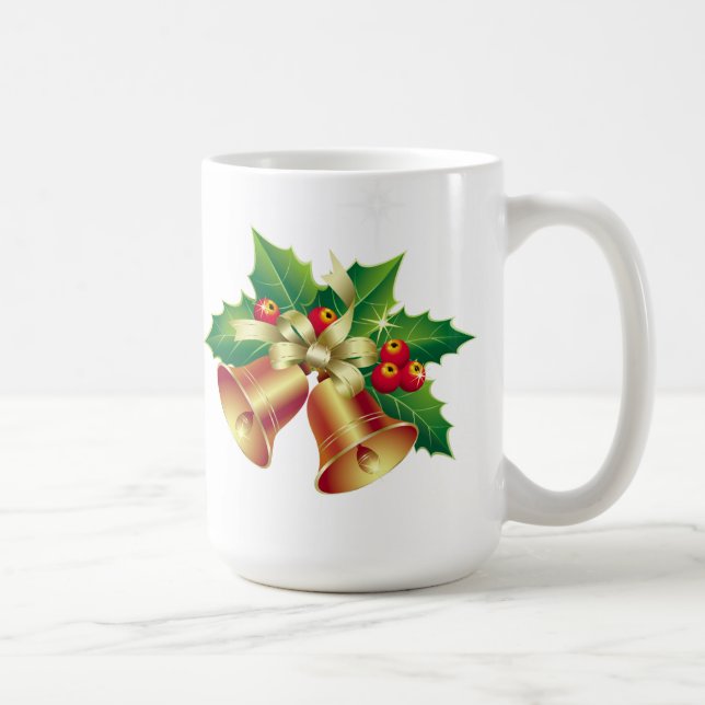 Christmas Mug Holly Bells (Droite)