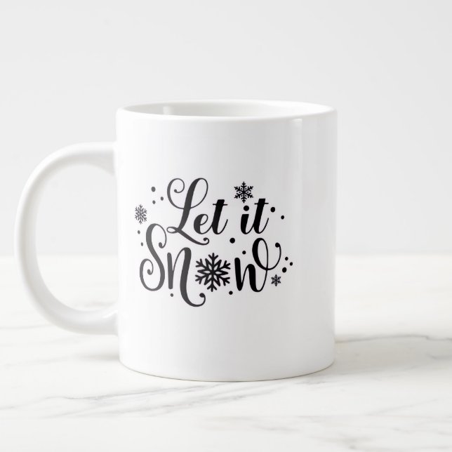 Christmas Mug – Joyful Holiday Cocoa & Coffe (Gauche)