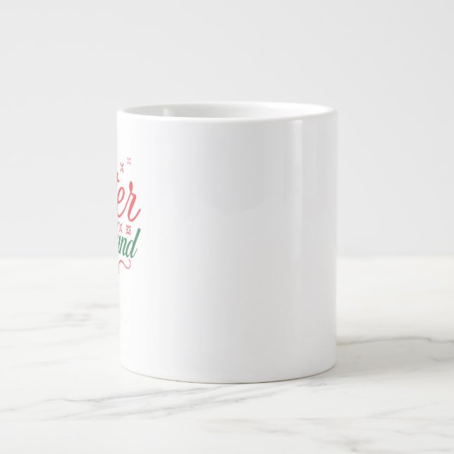 Christmas Mug – Warm Holiday Cocoa & Coffee Cup (Devant)
