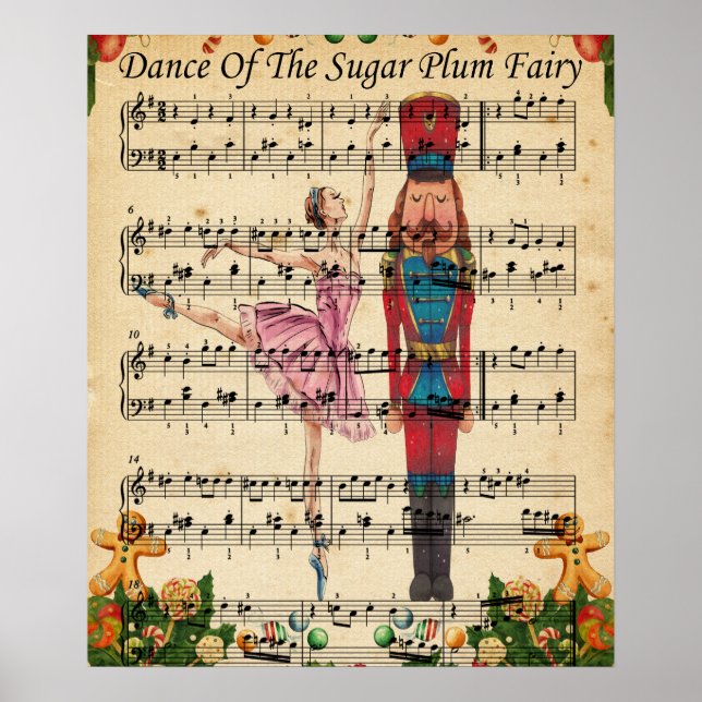Christmas Nutcracker Ballet Poster (Devant)
