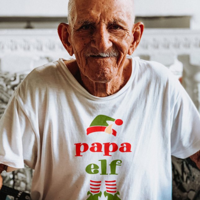 CHRISTMAS PAPA PAPA ELF T-SHIRTS T-SHIRT (Créateur téléchargé)