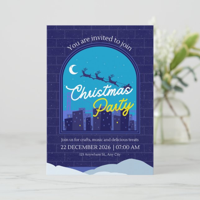 Christmas Party Invitation (Debout devant)