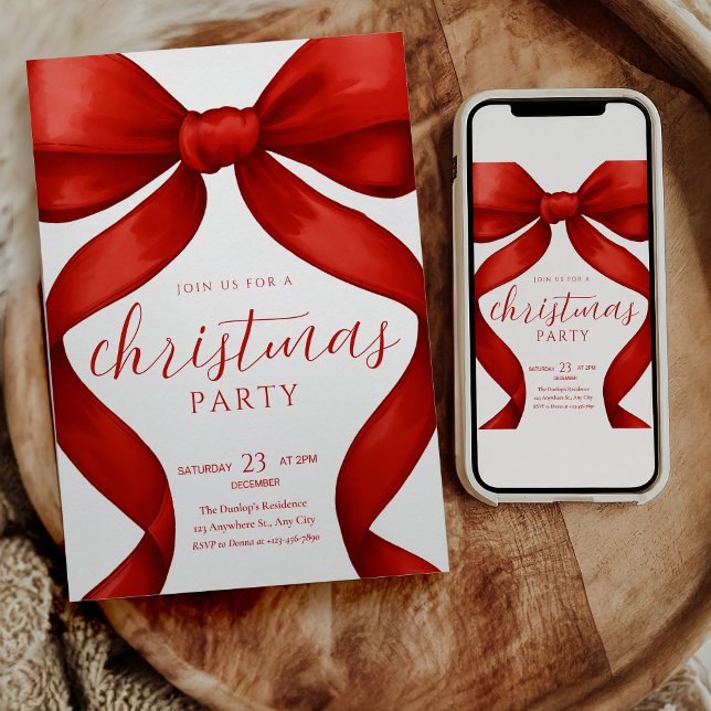 Christmas Party invitation Friendsmas Invite (Créateur téléchargé)