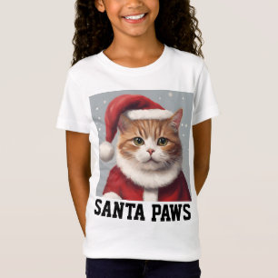 CHRISTMAS, PÈRE NOËL PAWS T-shirt ENFANTS