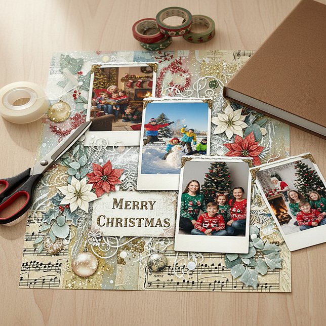 Christmas photo frame craft paper (Créateur téléchargé)