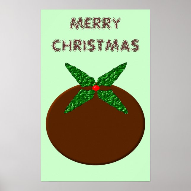 Christmas Pudding Poster (Devant)
