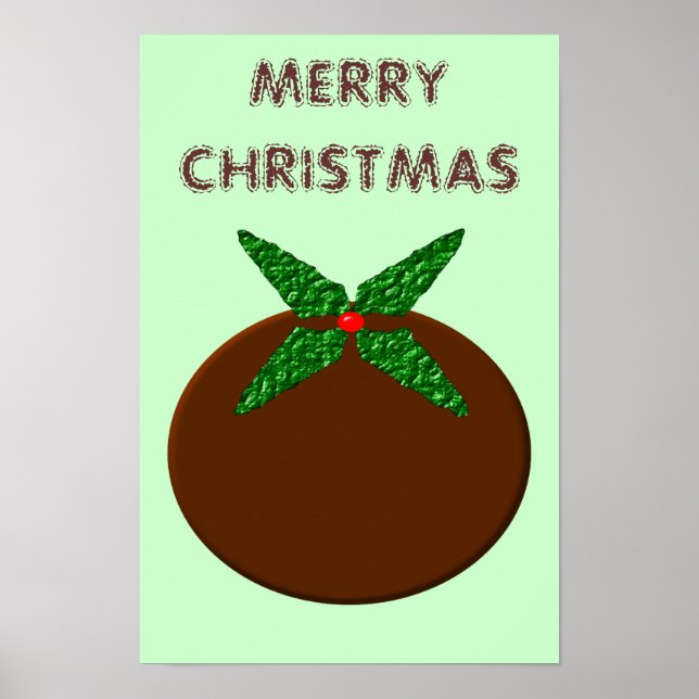 Christmas Pudding Poster (Devant)