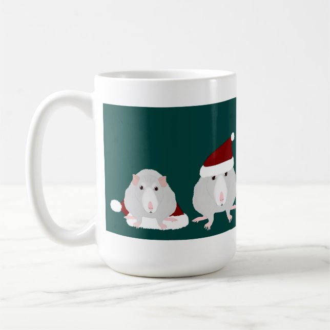 Christmas Rats Mug (Gauche)