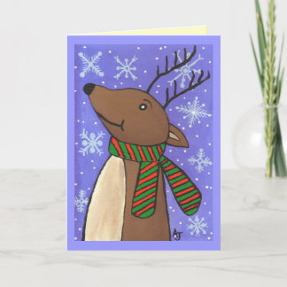Christmas Reindeer - carte de voeux de vacances