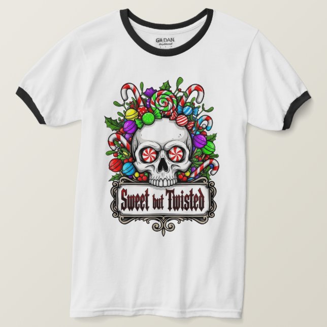 Christmas Ringer T-Shirt (Design devant)