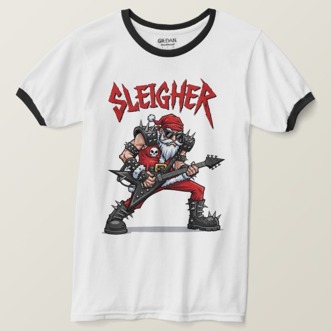 Christmas Ringer T-Shirt (Design devant)
