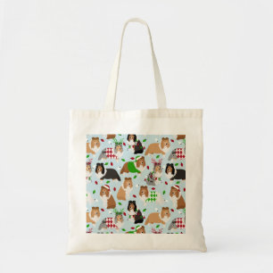 Christmas Shelter Shetland Sheepdog Sac fourre-tou