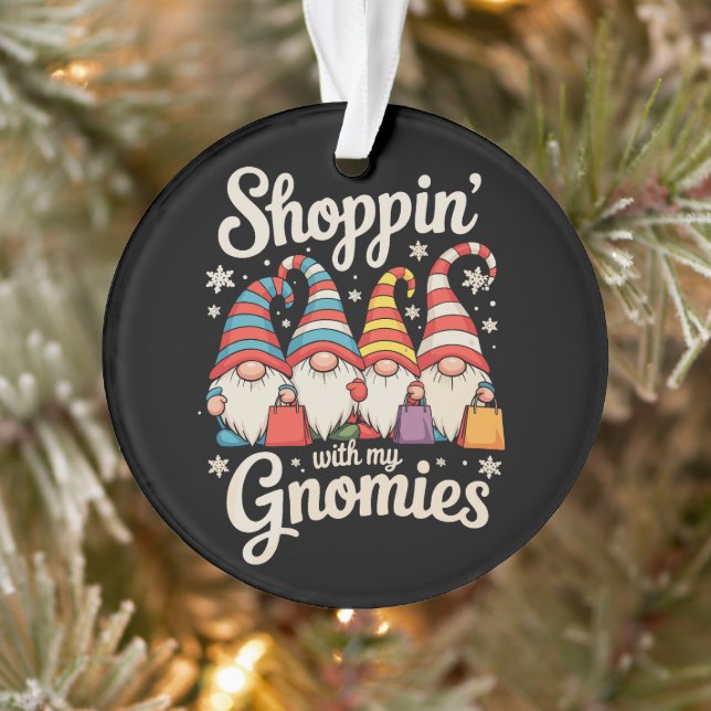 Christmas Shopping With My Gnomies Gnome Xmas (Arbre)