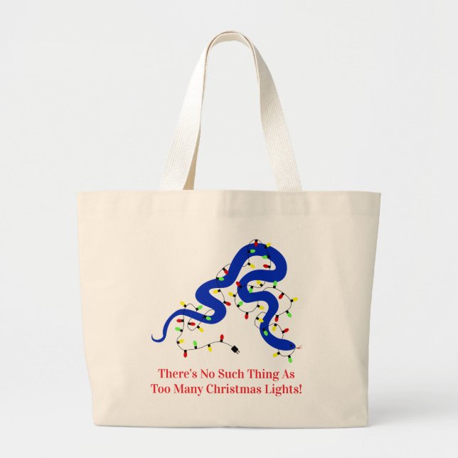 Christmas Snake Tote Bag (Devant)