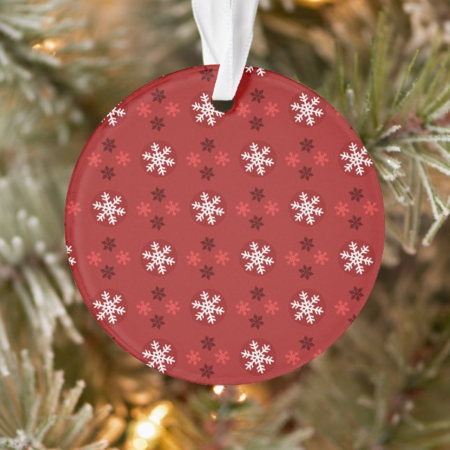 Christmas Snowflake Art Pattern Ornament (Arbre)