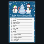Christmas Snowman Baby jeu de mots scramble<br><div class="desc">Christmas Snowman Baby jeu de mots scramble</div>