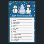 Christmas Snowman Baby jeu de mots scramble<br><div class="desc">Christmas Snowman Baby jeu de mots scramble</div>