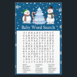 Christmas Snowman Baby shower Mot de recherche Jeu<br><div class="desc">Christmas Snowman Baby shower Mot de recherche Jeu</div>