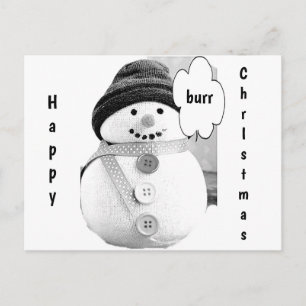 **CHRISTMAS SNOWMAN** CARTE POSTALE POUR TOUS