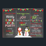 Christmas Snowman Genre Reveillez Invitation<br><div class="desc">Cette invitation festive fera une grande première impression de votre événement spécial. J'ai conçu cette invitation à utiliser pour mon deuxième bébé... c'était une FILLE ! C'était un tel succès que j'ai décidé de le partager avec d'autres couples qui s'attendaient ! Vérifiez les autres éléments de coordination de cette collection...</div>