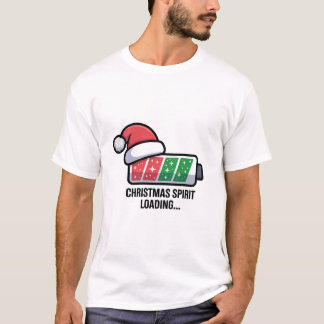 Christmas Spirit Loading Funny Holiday T-Shirt