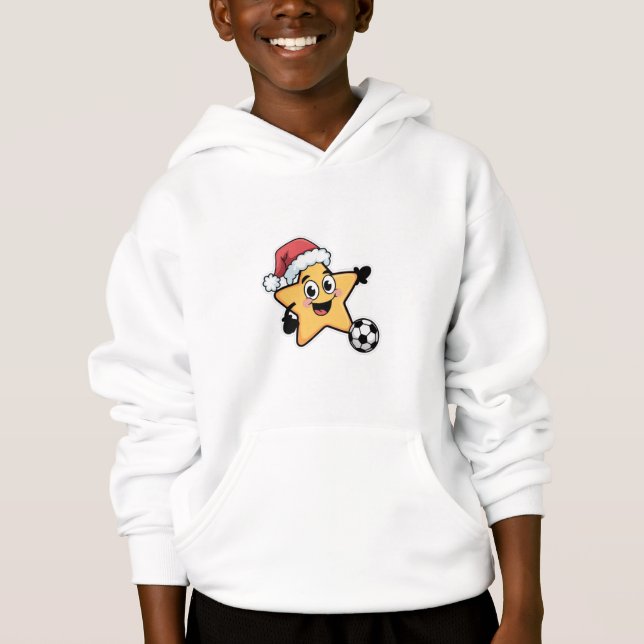 Christmas Star playing soccer (Devant)