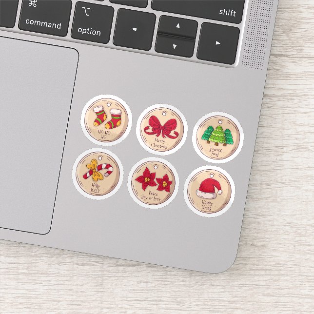 Christmas sticker set (Détail)