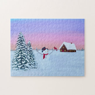 Christmas Sunset Puzzle