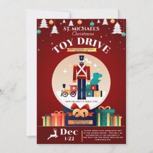 Christmas Toy Drive Faire-part