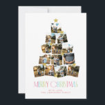 Christmas Tree 13 Photo Collage Carte de Noël<br><div class="desc">Christmas Tree 13 Photo Collage Carte de Noël</div>