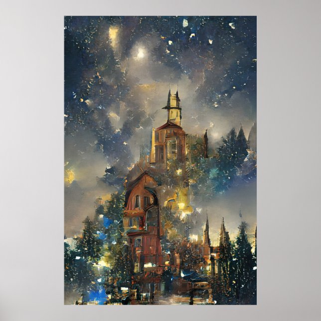 Christmas Tree, Christmas Church Poster (Devant)