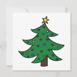 Christmas Tree Invitation