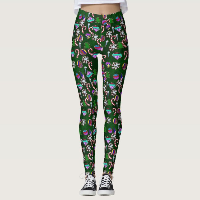 Christmas Tree Leggings (Devant)