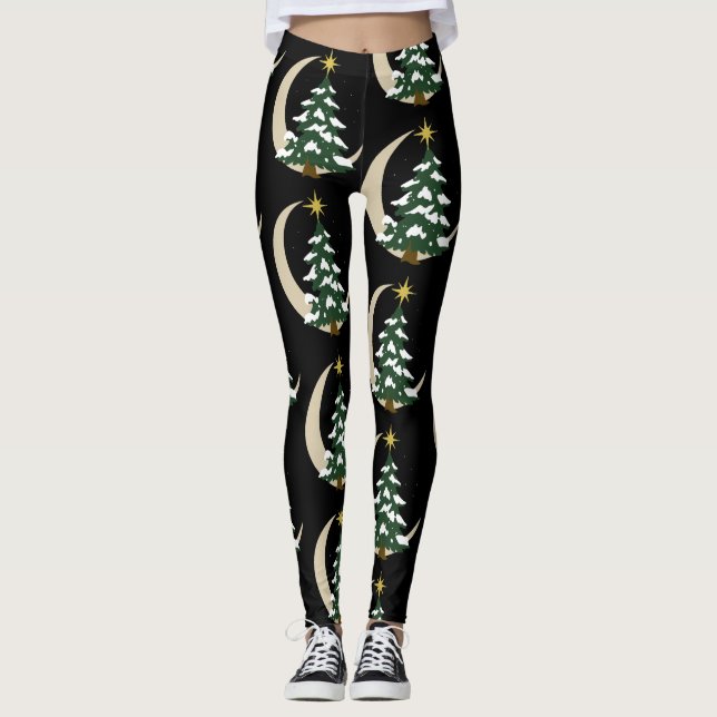 Christmas Tree Leggings Girl's Women's (Devant)