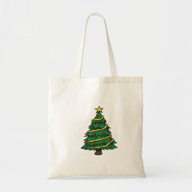 Christmas Tree Tote Bag (Devant)