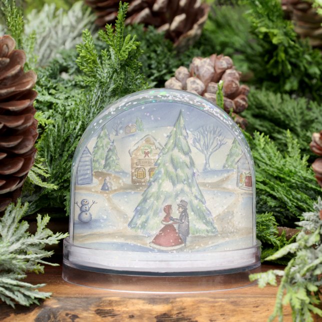 Christmas Village Snow Globe  (Hiver)