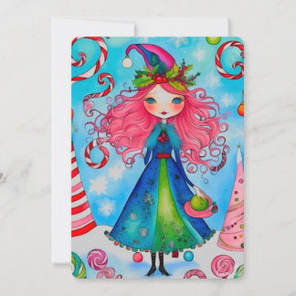 Christmas Witch 1 Carte de vacances design