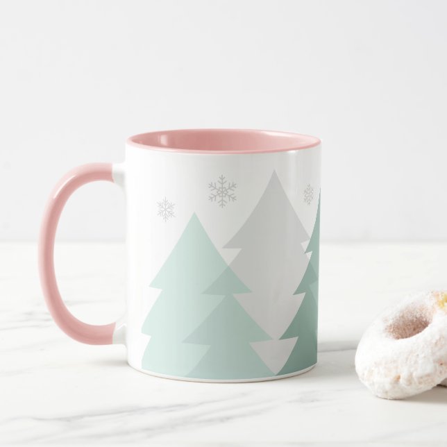 Christmas Woodlands Coffee Mug (Avec donut)