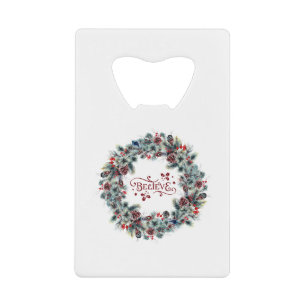 Christmas Wreath CROIRE Typographie