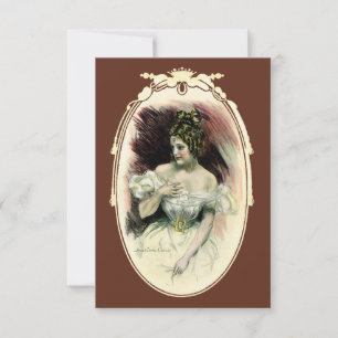 Christy Girl vintage, portrait de mariage antique