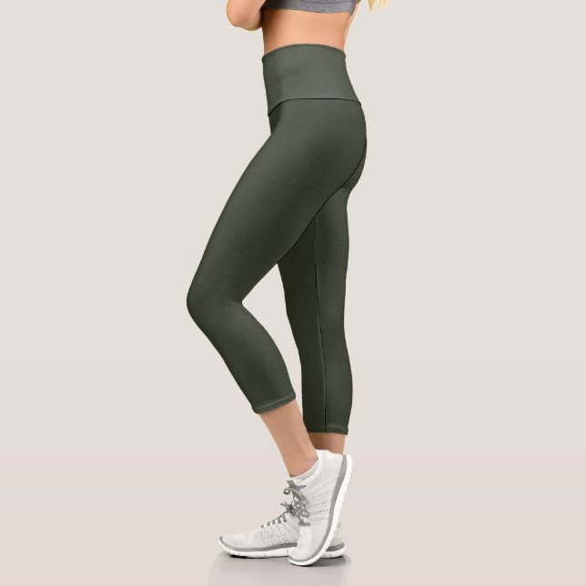 Chroma Textura - Leggings Capri à taille haute en  (Gauche)