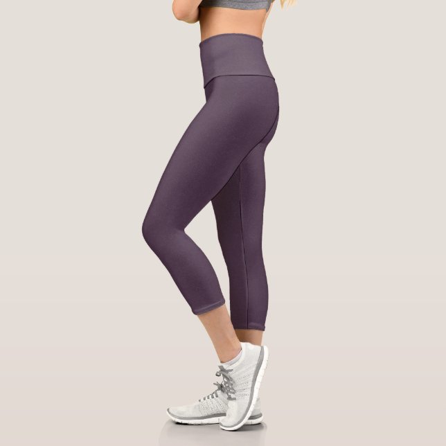 Chroma Textura - Leggings Capri à taille haute Fig (Gauche)