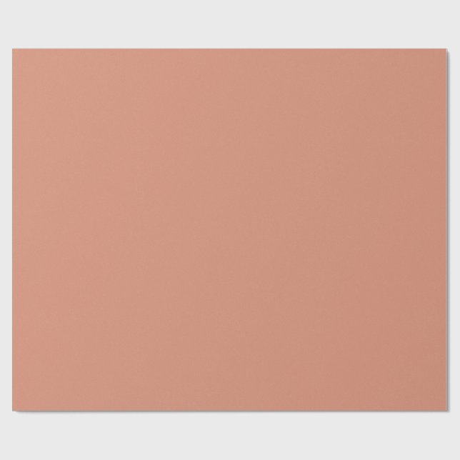 Chroma Textura - Papier cadeau Corail (Plat)