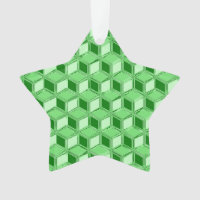Chrome 3-d boîtes - vert émeraude
